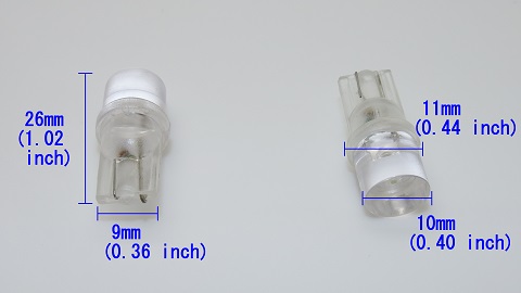 501 T10 LED Blanc W5w Xénon Super Numéro Plaque Intérieur Mise Côté Ampoules